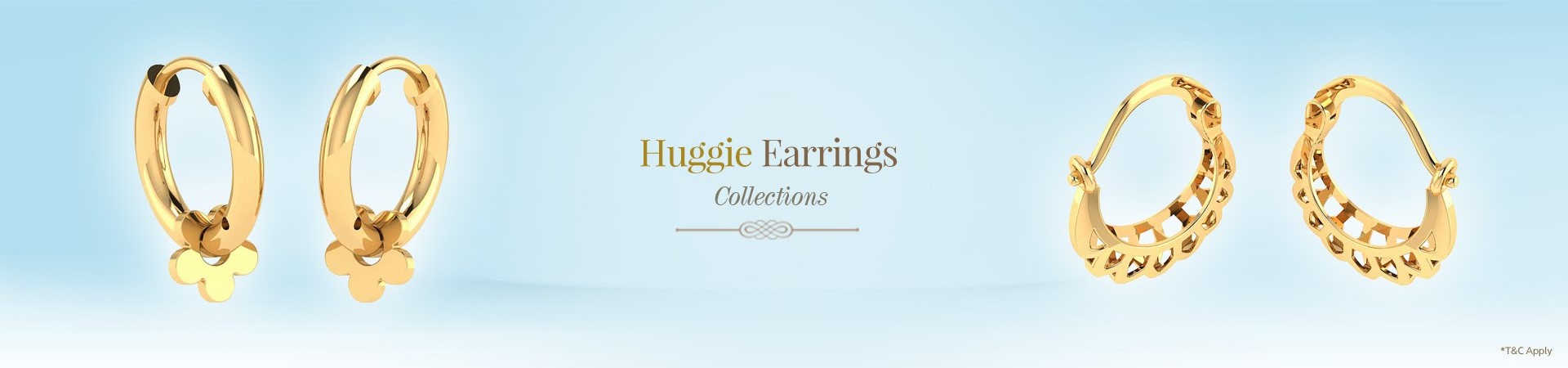 Gold Huggies Earrings Online