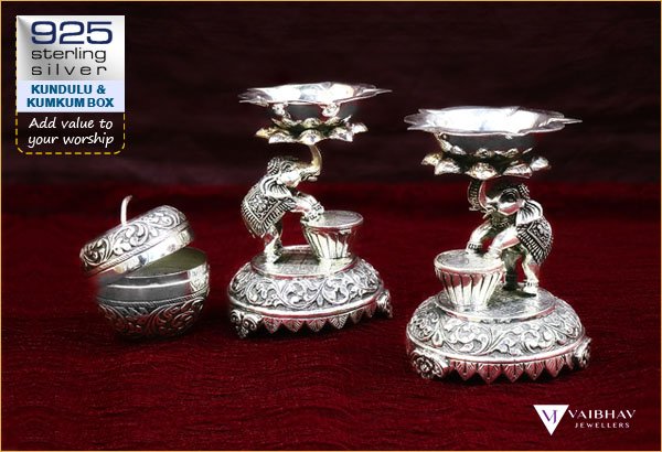 Silver Pooja Items Design