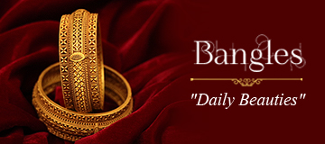 Buy Gold Bangles for Women Online India, Latest Designs with Price