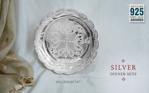Silver Dinners Sets Designs 