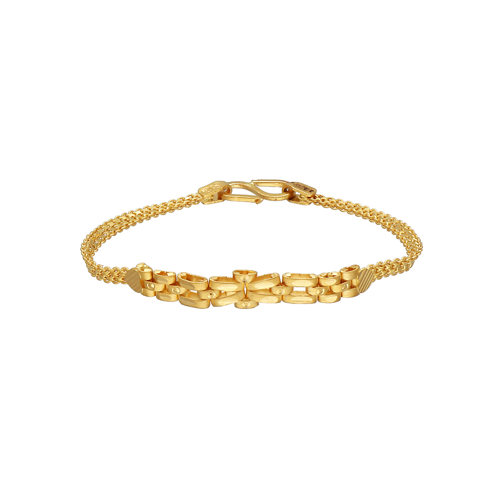 37 Unique Gold Bracelets for Women (2020) | Pearl baby bracelet, Baby  bracelet, Toddler bracelet