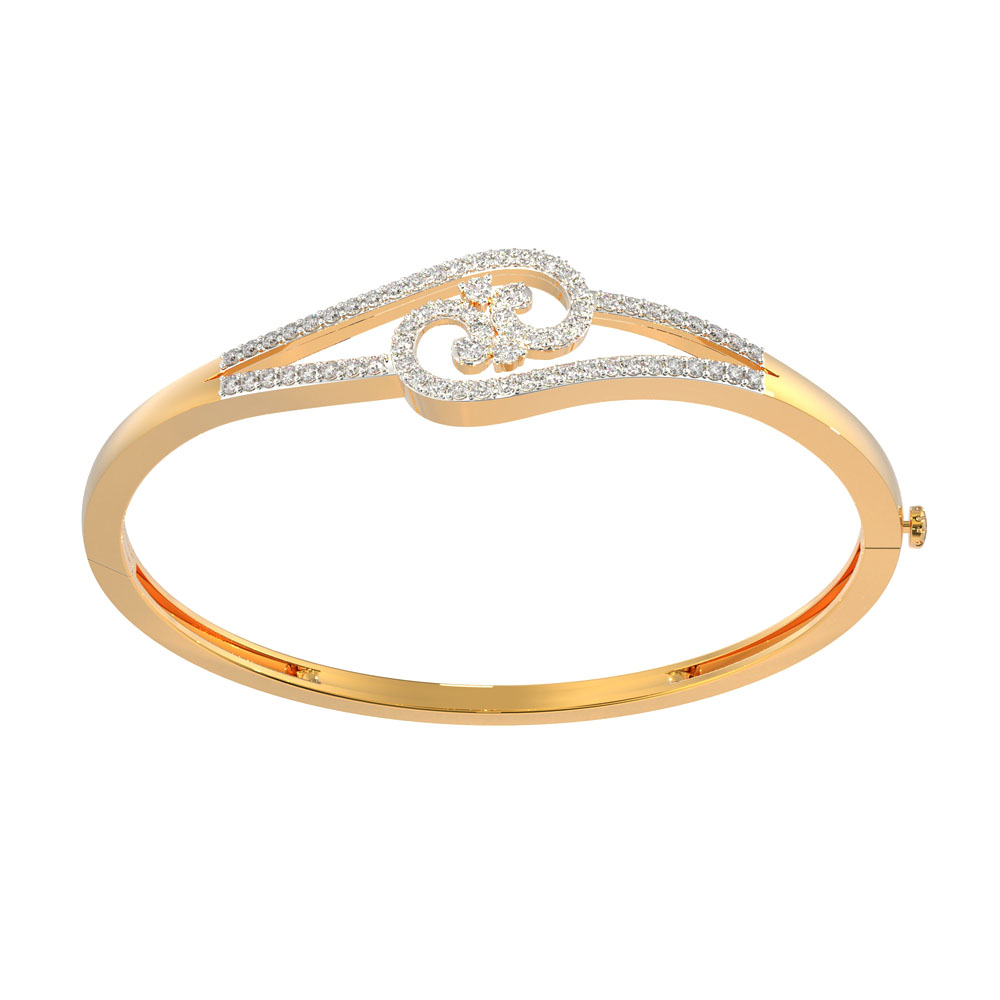 Buy quality 916 Gold Diamond Ladies Bracelet in Ahmedabad