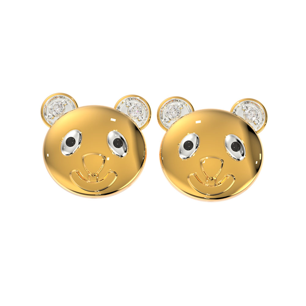 Cappy Moon Kids Earrings | Sapphire Sorbet Kids Jewellery | Made in fine  Gold
