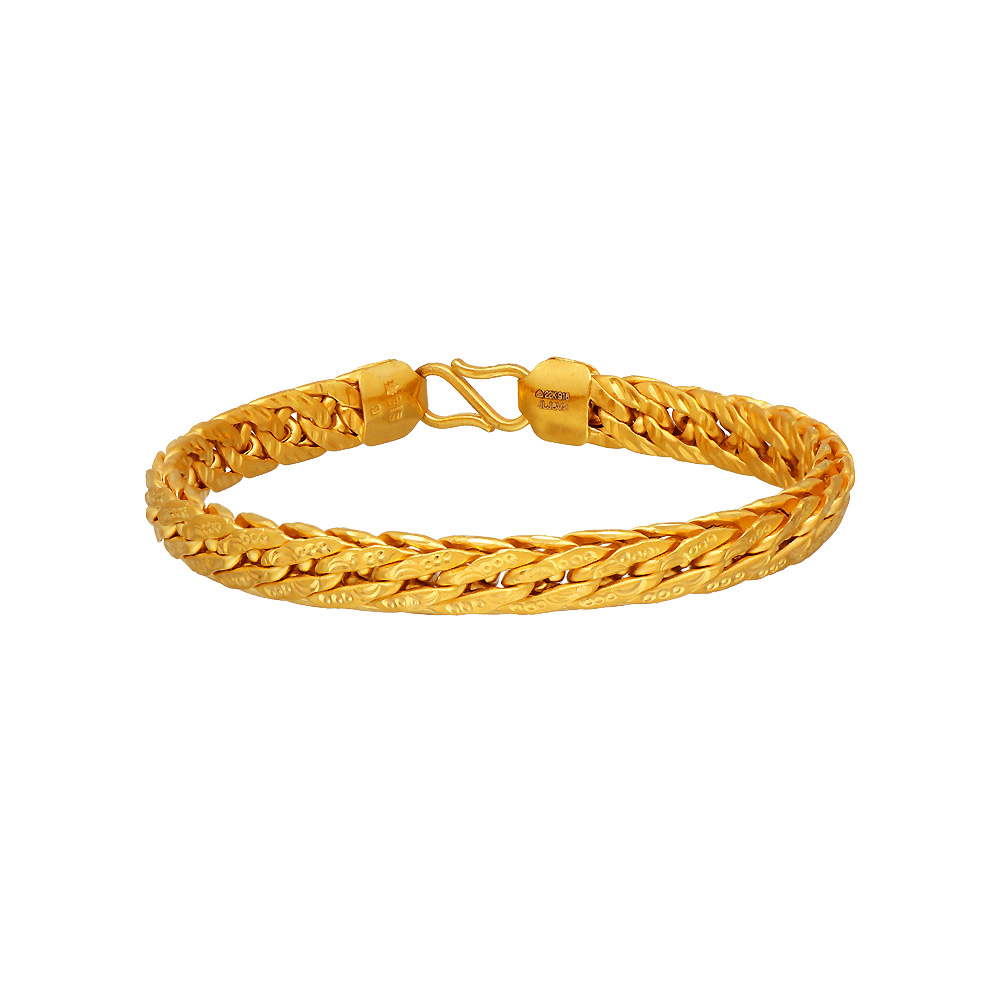 Buy quality Broad 916 Gold Gents Bracelet in Ahmedabad-sonthuy.vn