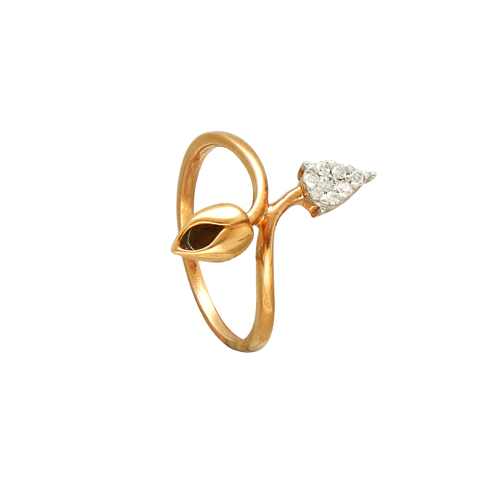Gold Ladies Ring GLR-EL892 - Best Jewellers in Chandigarh