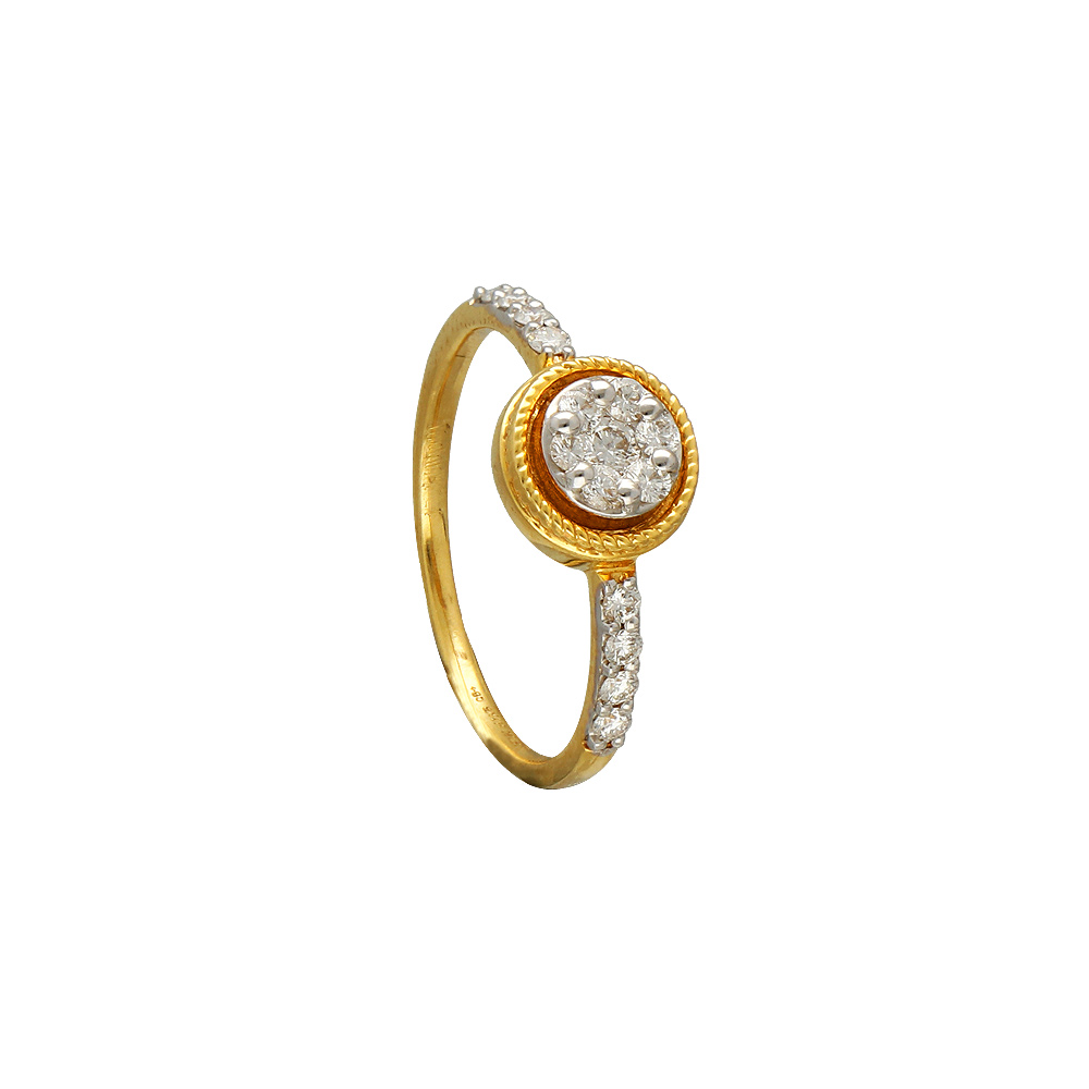 1 Gram Gold Plated Blue Stone With Diamond Designer Ring For Ladies - Style  Lrg-087 – Soni Fashion®