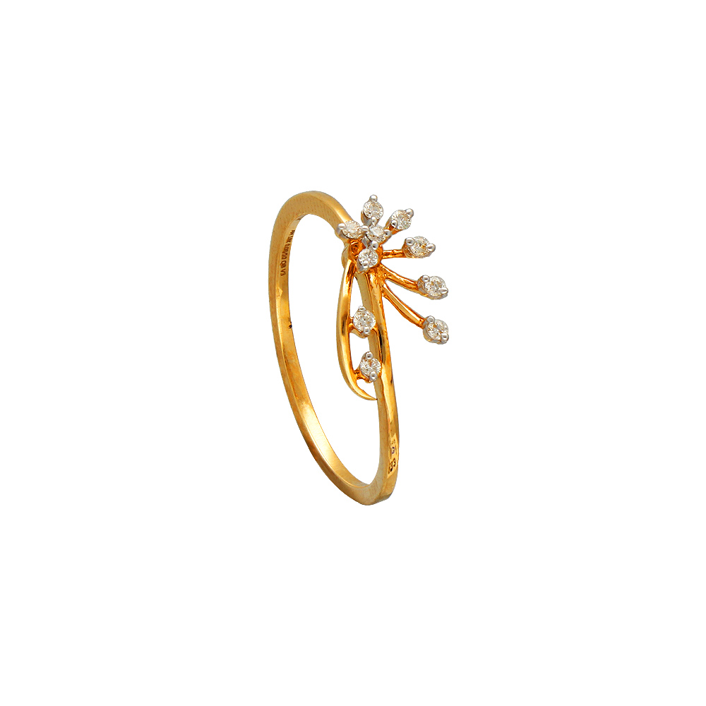 Gold Ladies Ring GLR-FU715 - Best Jewellers in Chandigarh