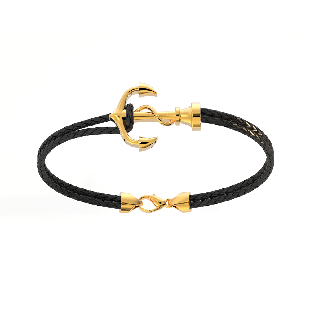 Tateossian Men's Tubo Scoubidou 18K Gold Braided Leather Double Wrap  Bracelet - Bergdorf Goodman