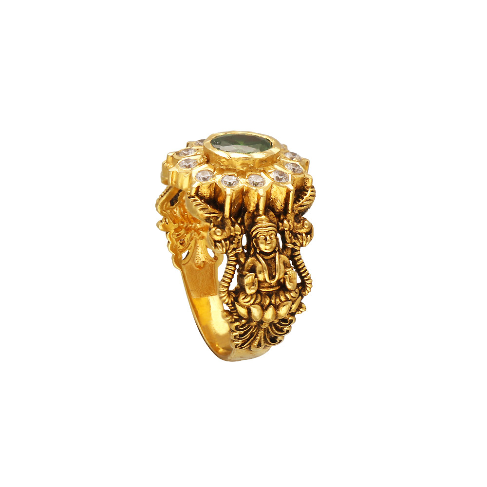 Buy Candere by Kalyan Jewellers 18kt Yellow Gold Ring for Women at Amazon.in