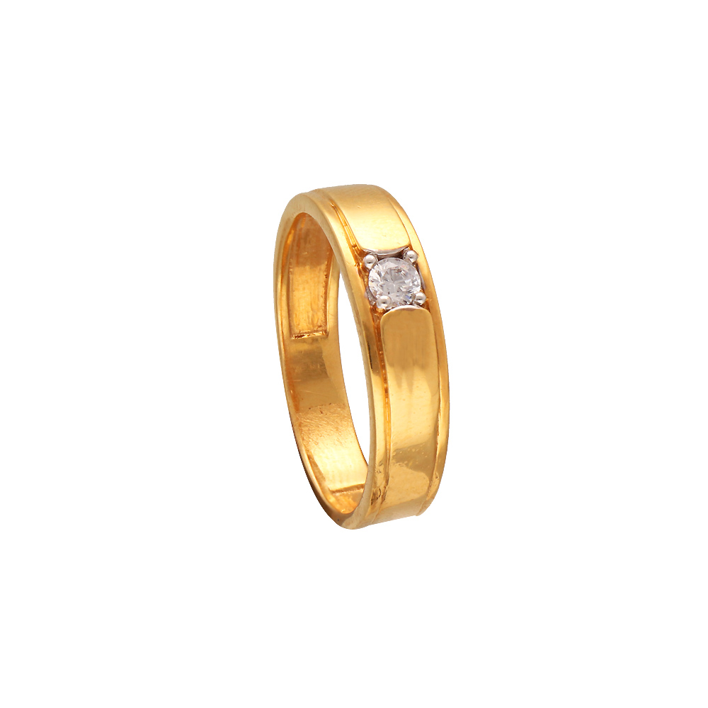 Malabar Gold and Diamonds 22 KT (916) purity Yellow Gold Malabar Gold Ring  RGABJCO0142_Y_24 for Men : Amazon.in: Fashion