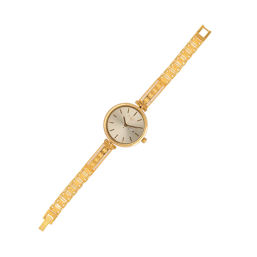 235-GW061 - 22K Gold Watch - Titan Raga Watch - Womens Gold Watch | Bridal  jewelry sets, Gold watches women, Antique gold jewelry indian
