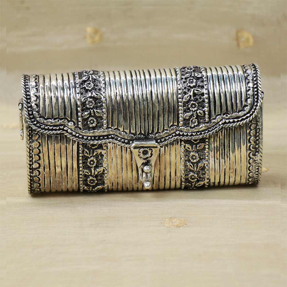 Mini - Chaandi bags | Silver Coin purse | Ginni Batua – Bloom - By Sushmita