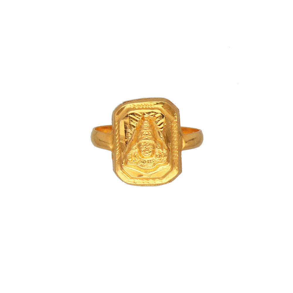 Goldesmiths - 22k Tirupati Venkatachalapathy God Gold Ring
