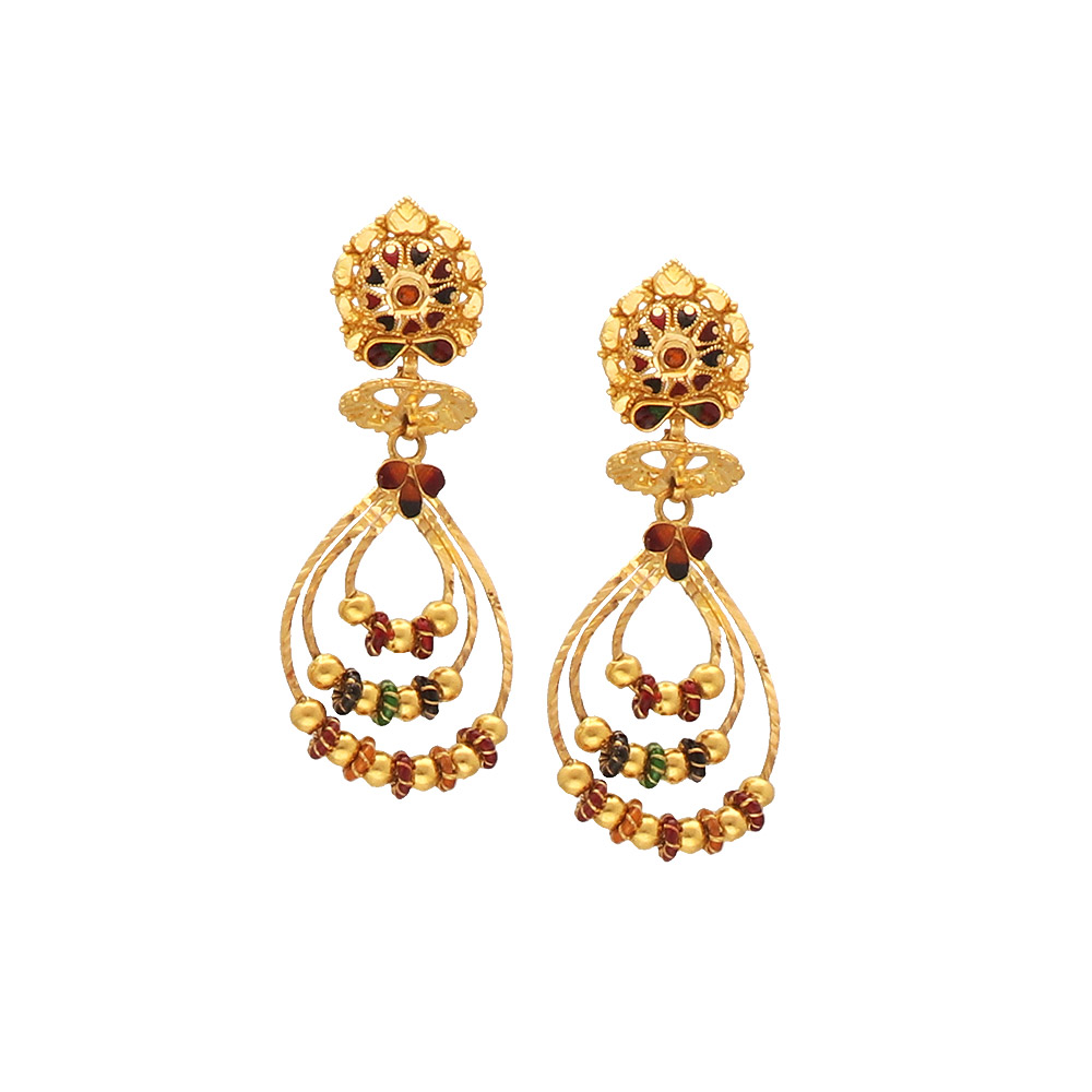 Flipkart.com - Buy ABCD Fancy Stylish Fashionable Designer Gold Earring  Girl's/Women Jhumki Earring Alloy Jhumki Earring Online at Best Prices in  India