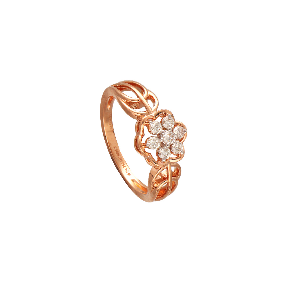 Showroom of Amazing clustered flower diamond ring | Jewelxy - 87463