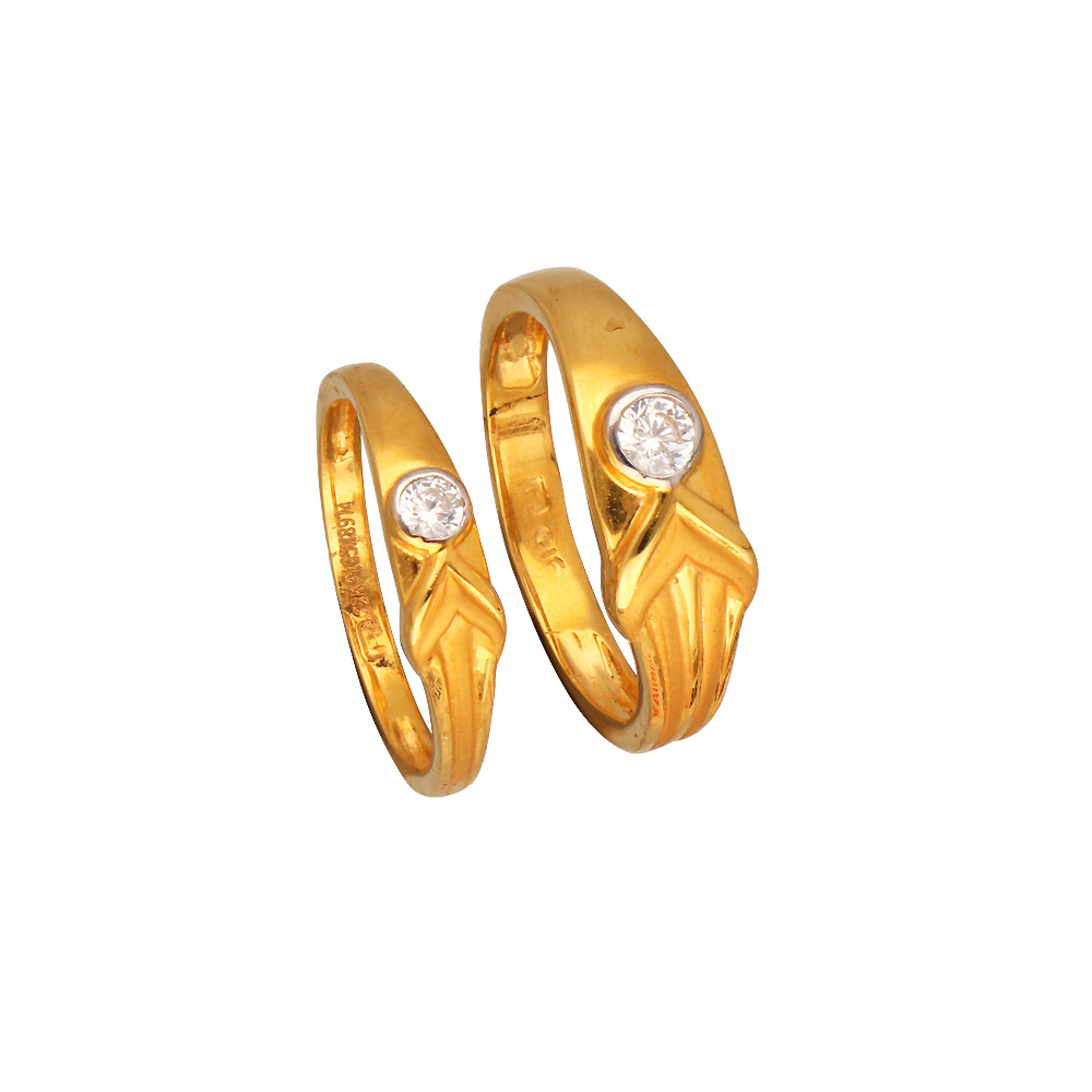 Magical Gold Couple Wedding Ring