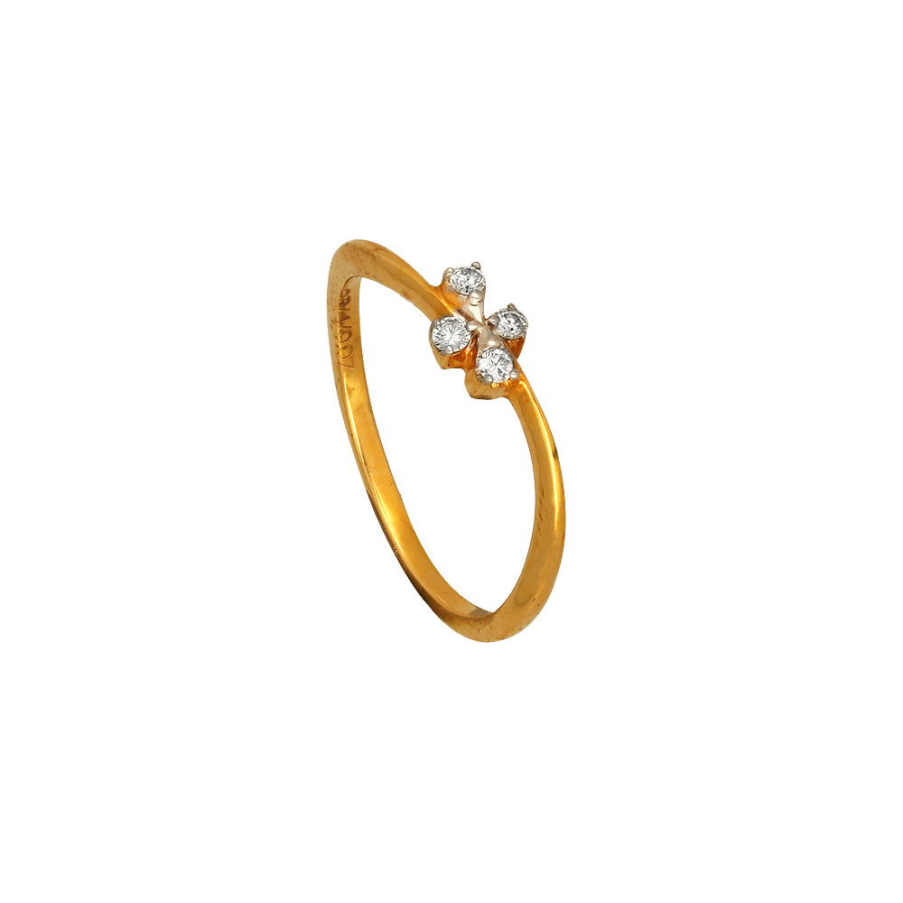 Beautiful simple 22K Gold Ring Design For Girls | PC Chandra Jewellers