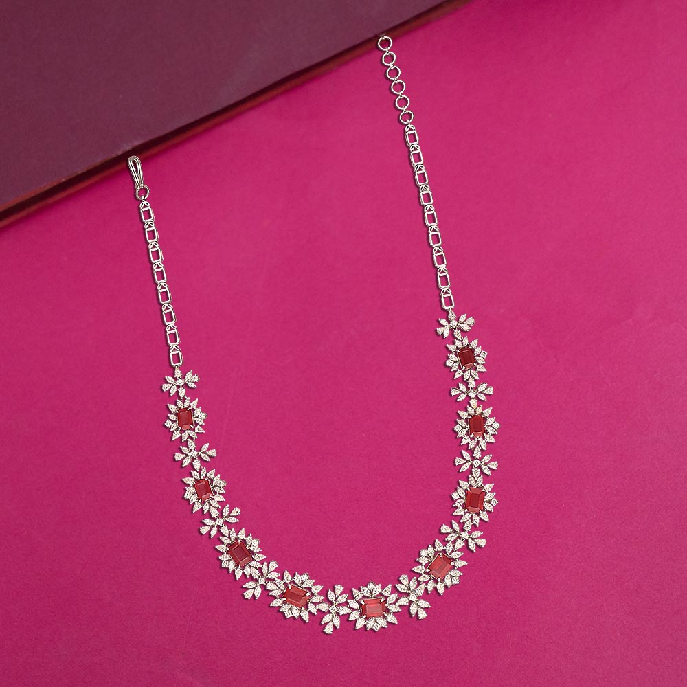Bezel Set Diamond Pendant/ Emerald Cut Diamond Pendant/14k Solid Gold Diamond  Necklace at best price in Surat