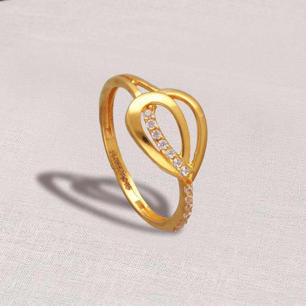Gold Plated Stylish Ring – JewelersJewellery