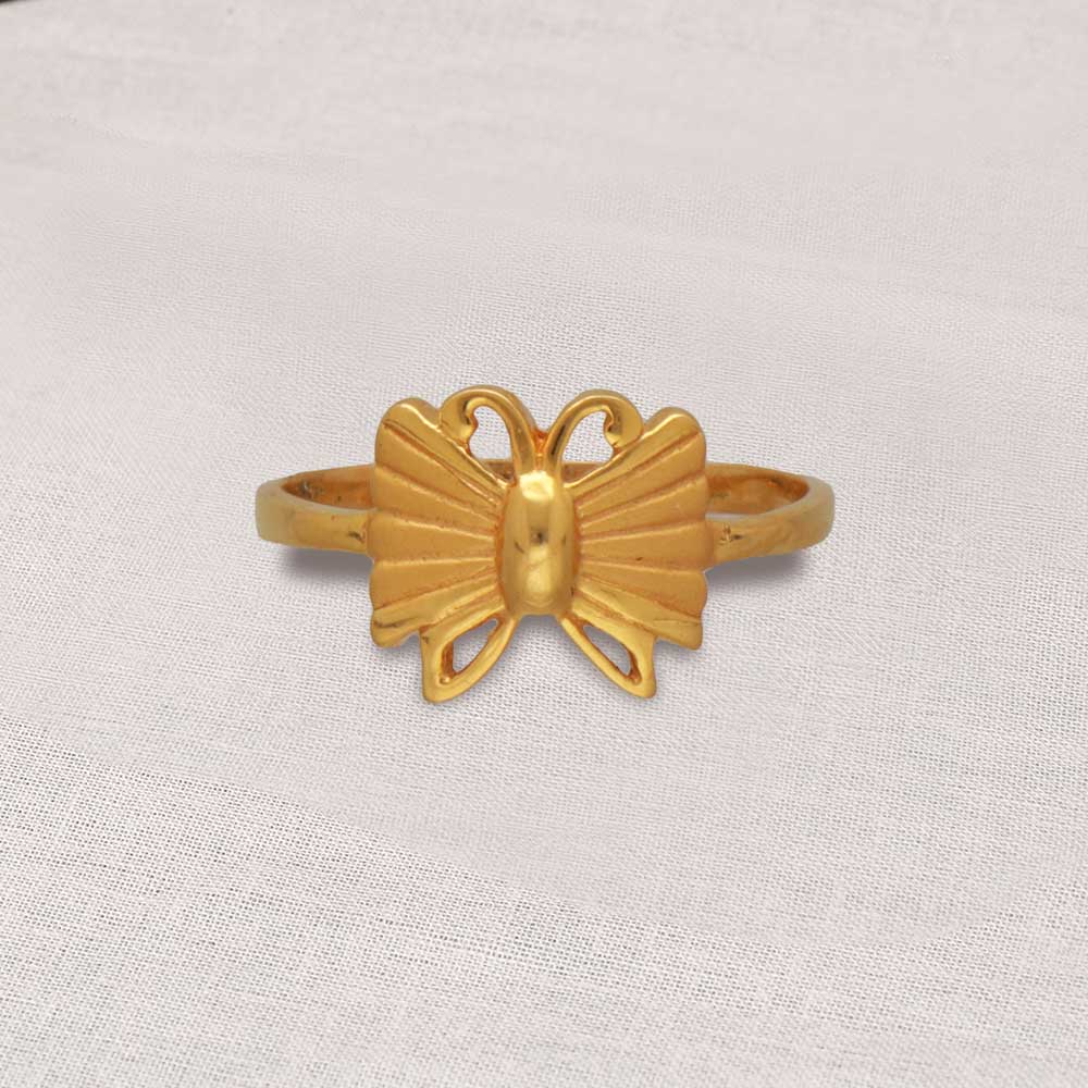 Gold Butterfly Ring for Kids - Clementine