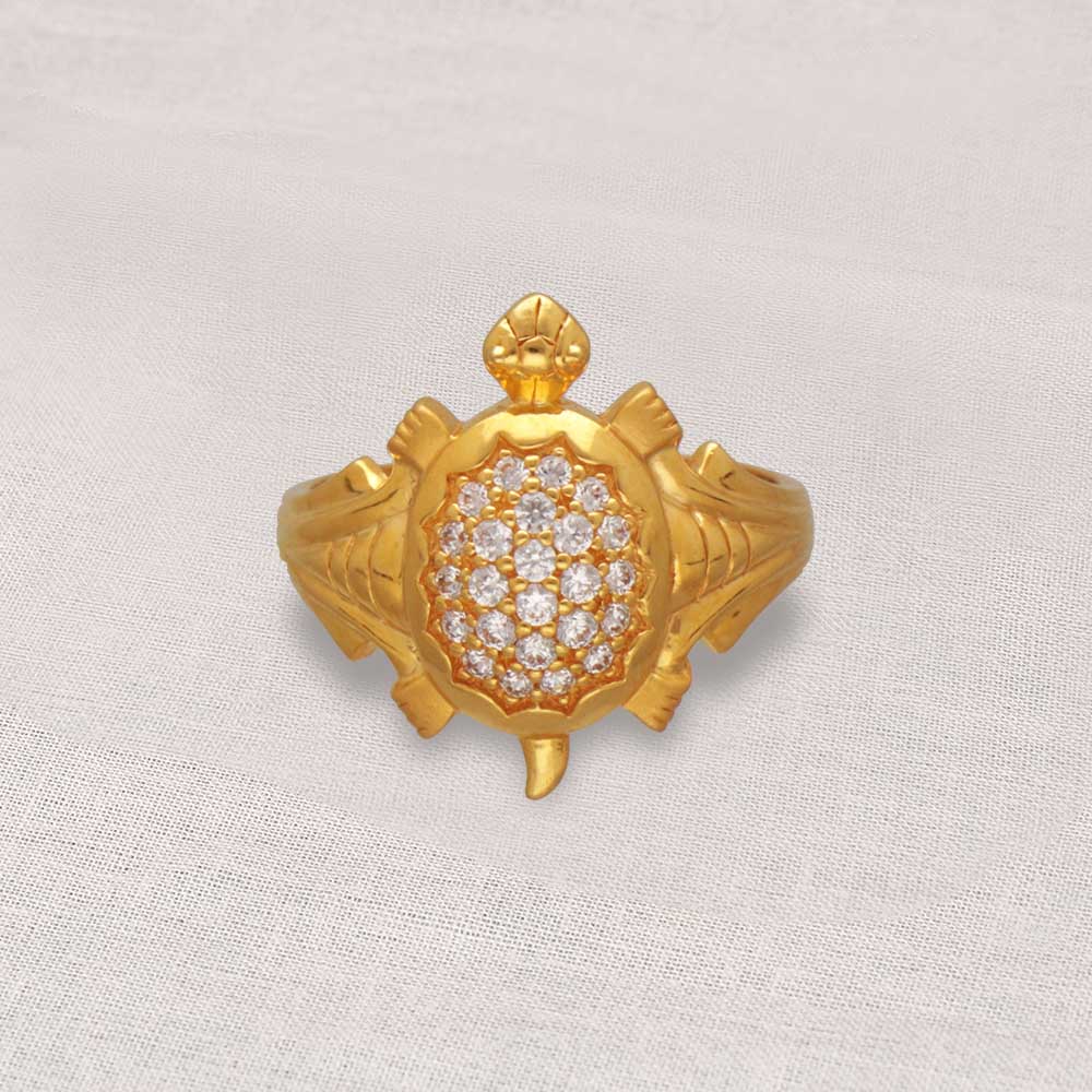 Oyster Shell Tortoise Ring Online Jewellery Shopping India | Yellow Gold  14K | Candere by Kalyan Jewellers