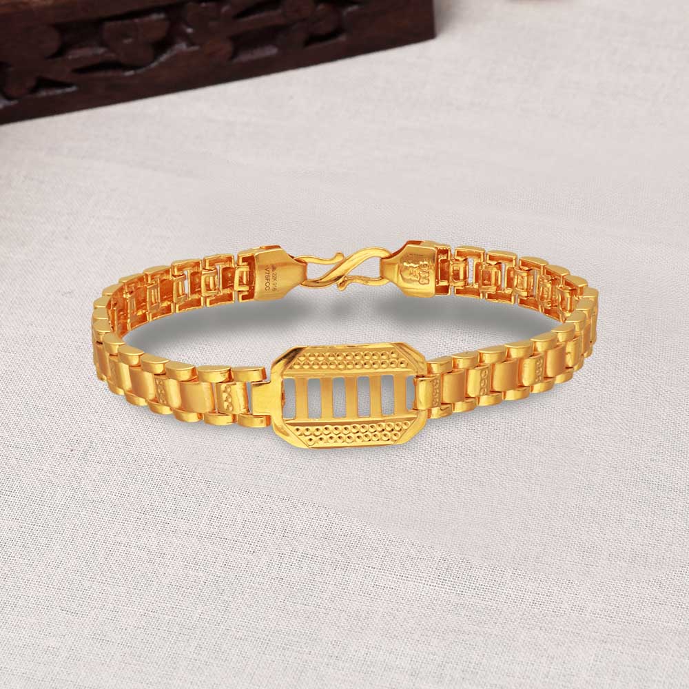 Inspired Men's Cartier Love Wide Chain Bracelet 18k Yellow Gold with Diamond