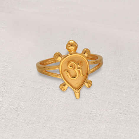 Om Shanti Gold Ring Online Jewellery Shopping India | Yellow Gold 14K |  Candere by Kalyan Jewellers