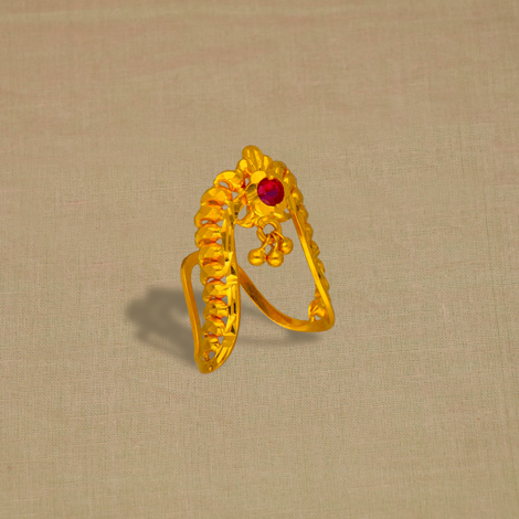 Buy 22Kt Simple Bridal Gold Vanki Ring 93VF2816 Online from Vaibhav  Jewellers