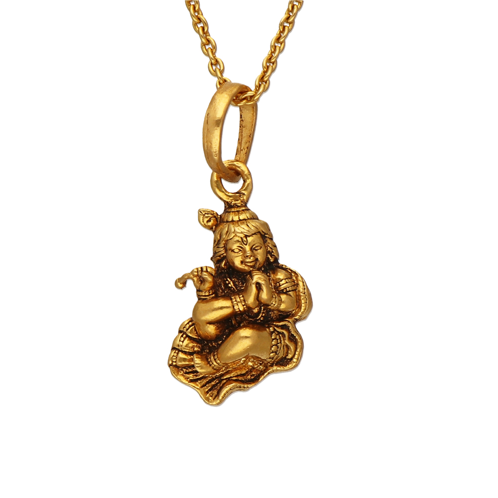 Buy antique gold cHinni krisHna pendant 561va187 Online from ...
