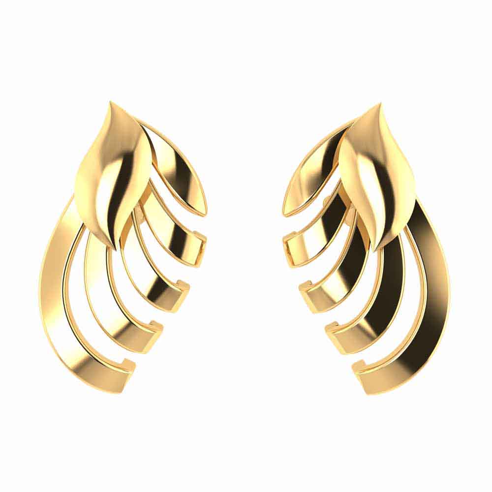 Diamond Earrings 1/4 ct tw Round-cut 14K Yellow Gold (I/I2) | Kay