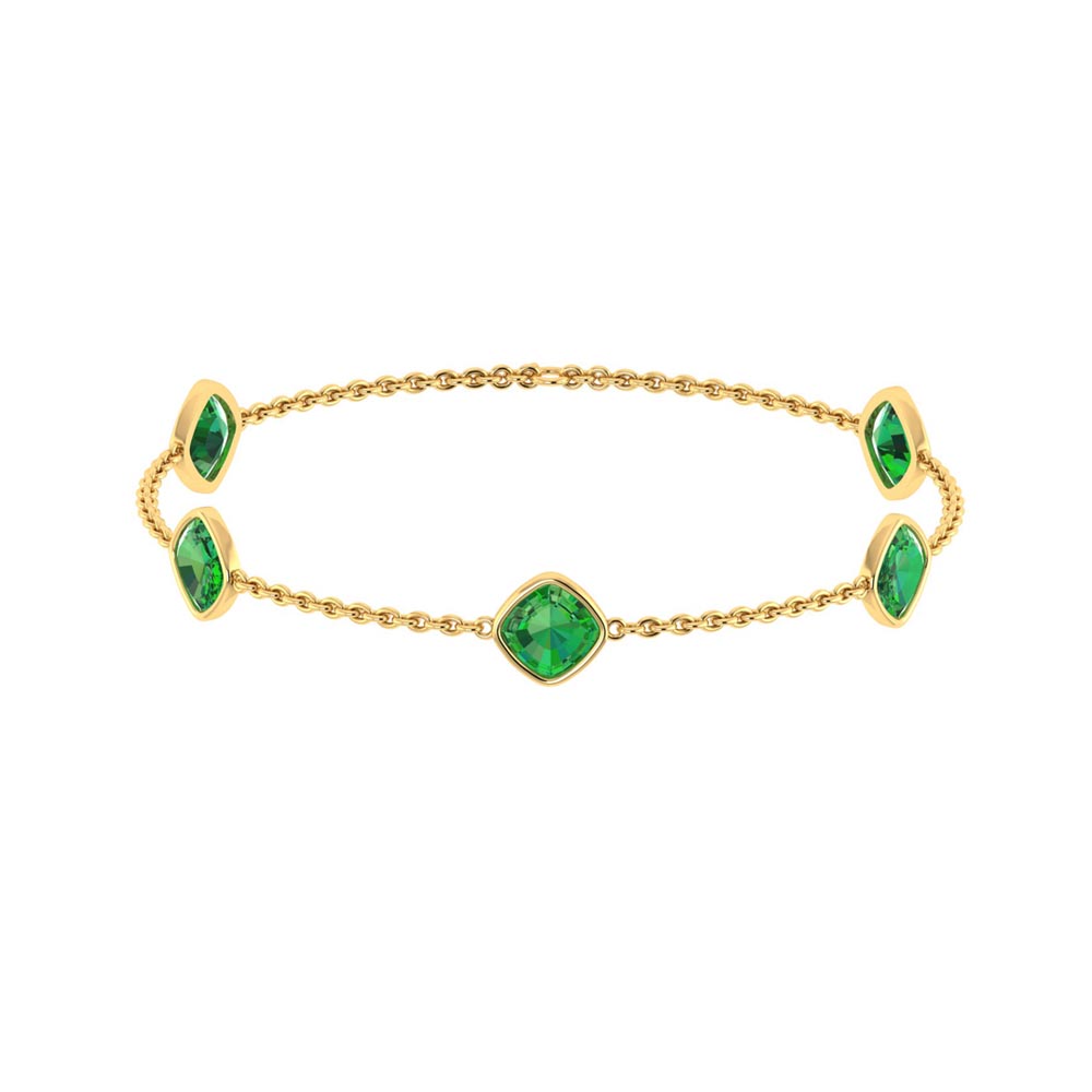 Get the Perfect Men's Emerald Bracelets | GLAMIRA.in