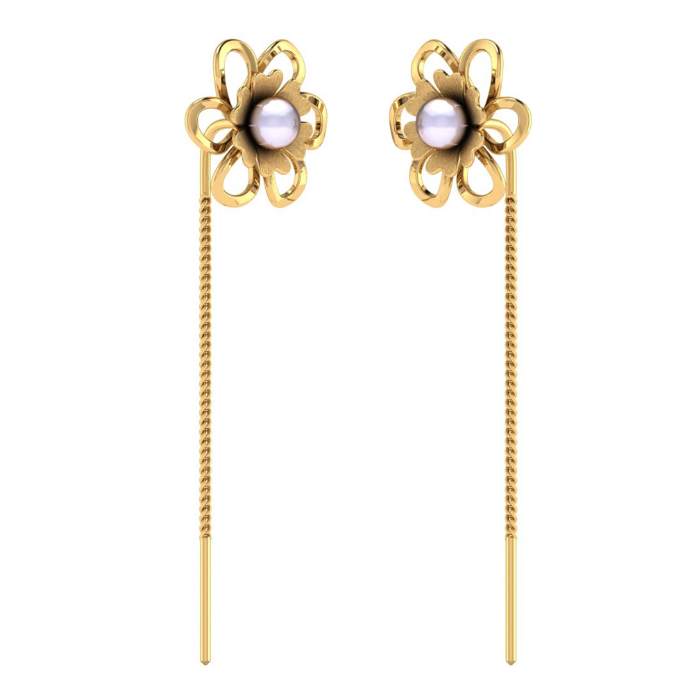 Bridal floral wedding day earrings - Petite floral and crystal bridal  earrings - Style #2100 | Twigs & Honey ®, LLC