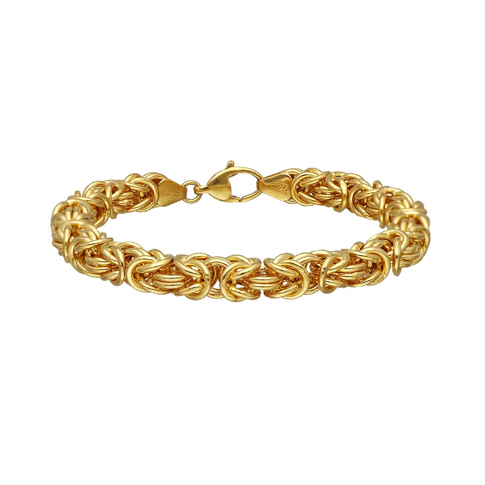 Golden Stainless Steel Bracelet Cuff Bracelet Men - Temu