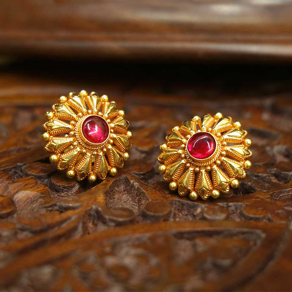 Buy 923+ Designer Gold Earrings | Gold Earrings Collections Online-sgquangbinhtourist.com.vn