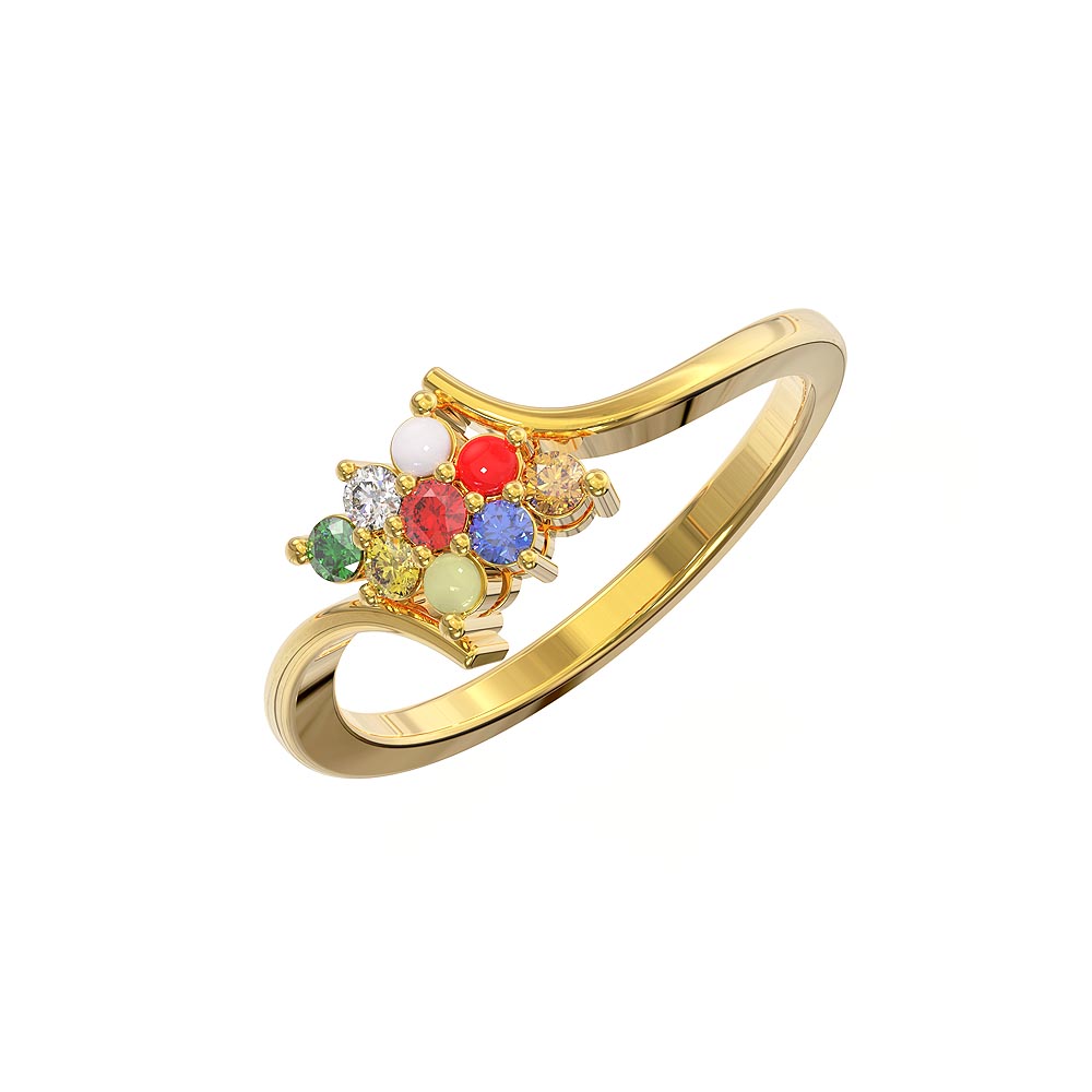 Navaratna ring for men | Gold earrings for kids, Mens gold jewelry, Gold ring  designs